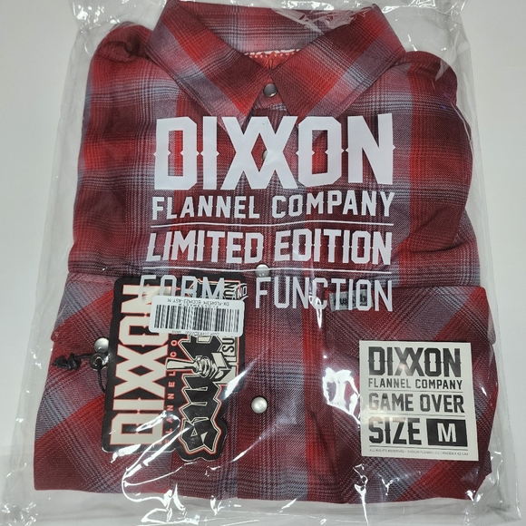 DIXXON FLANNEL x SWITCH SUSPENSION - GAME OVER Flannel Shirt - Men's Medium - Picture 5 of 13